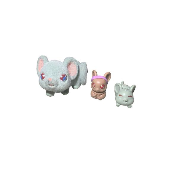 Little Live Pets Mama Surprise Lil Mouse Mice Replacement Baby Lot of 3 - Picture 1 of 6